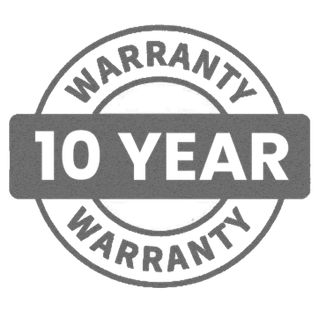 Nucrete 10 year guarantee badge